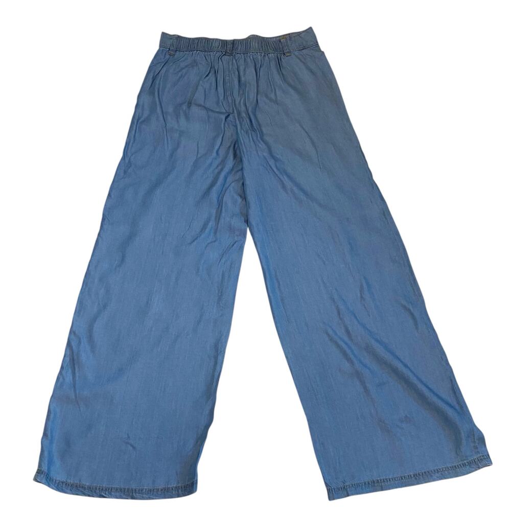 NWT Rewash Patch Pocket Wide Leg Effortless Denim Super High Rise Size Medium - Picture 11 of 12